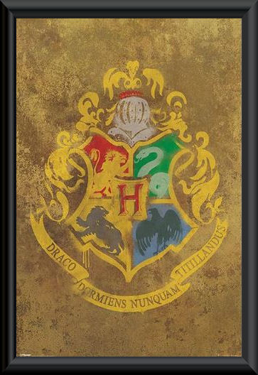 Harry Potter House Sigils Framed Poster :: Movie Memorabilia ...